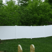 Knox Fence | For a wide selection of vinyl fence styles, from privacy fences to black picket fences and numerous color options, call Knox Fence today!